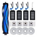 Lot 18 du Accessoires pour Ecovacs Deebot T30C Omni Gen2 / T30C Omni Robot Aspirateur 1 brosse a rouleau 4 filtres Filtre à haute efficacité pour les particules aériennes 4 Chiffons du Nettoyage 4 Sacs a Poussiere 4 Brosses Laterales