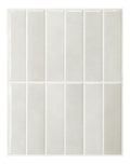 Smart Tiles Credence adhesive destine a cuisine ainsi que salle de bain sticker carrelage mural carreaux blancgris autocollants lot de 5 feuilles 29 x 2286 cm