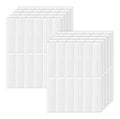 Credence 10 Pieces Adhesive destine a Cuisine AutoAdhesif Sticker 3D Dalle Adhesive Murale Impermeable pour Salle Bain Decoration Murale Decoration Interieure 229 x 29 cm Blanc
