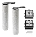 Rouleau de Brosse Rechange pour Floor One Stretch S6//switch S6//s7 Stretch Ultra//s6 stretch lite//s9 Artist/i6 Stretch/i5 Stretch Accessoires 2 Rouleaux 2 Filtres1 Brosse du Nettoyage
