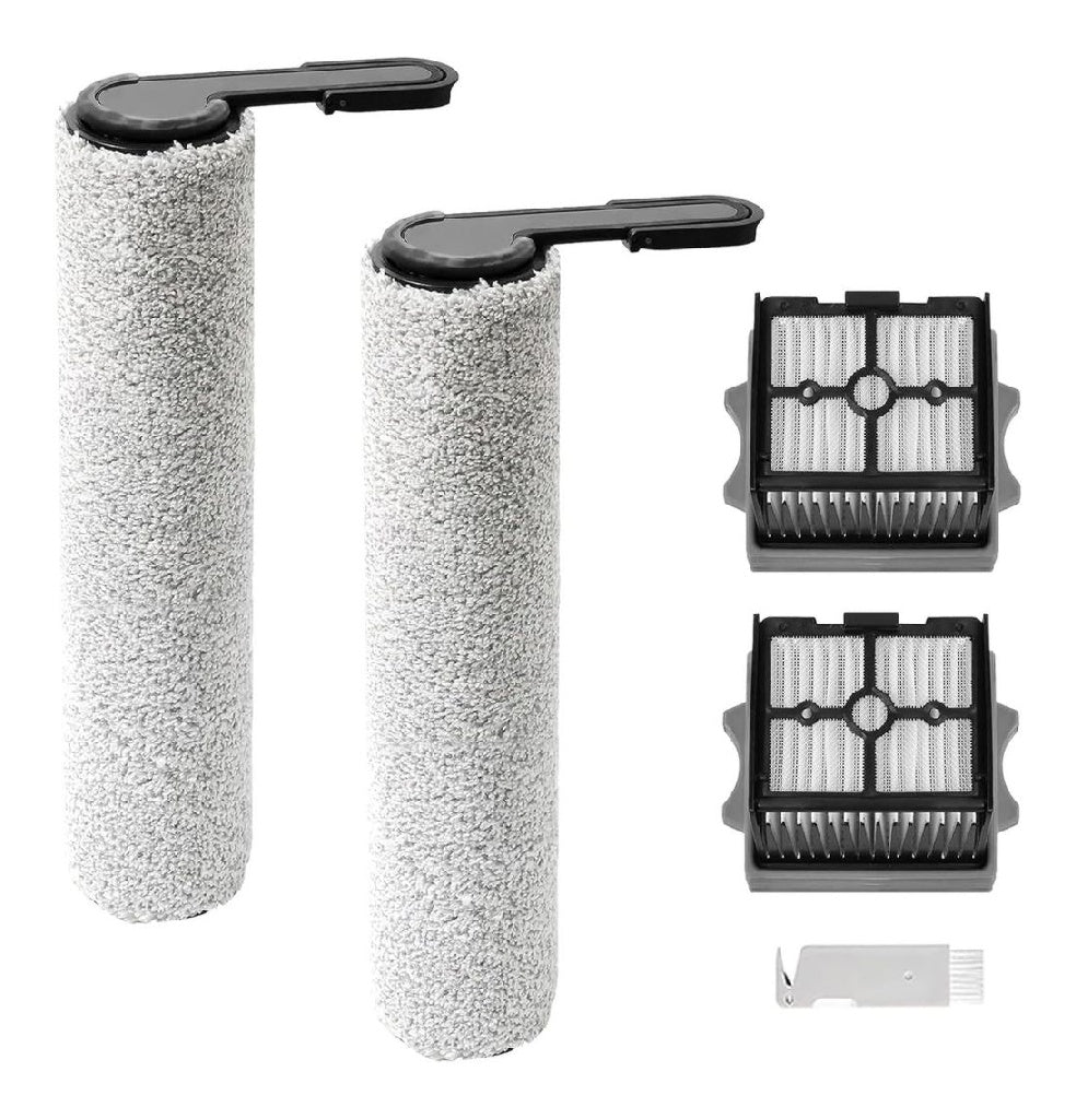 Rouleau de Brosse Rechange pour Floor One Stretch S6//switch S6//s7 Stretch Ultra//s6 stretch lite//s9 Artist/i6 Stretch/i5 Stretch Accessoires 2 Rouleaux 2 Filtres1 Brosse du Nettoyage
