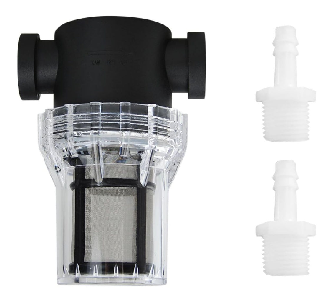 boisson brassee a Filtre avec buse de tuyau du 20mm filtre a eau dans ligne pour brassage a domicile 150 microns 80 mailles entonnoir du filtre du biere pour grands lots et bieres houblonnees a sec